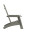 Flash Furniture Gray Modern 4 Slat Back Adirondack Chairs, PK4 4-JJ-C14509-GY-GG - alternate 3
